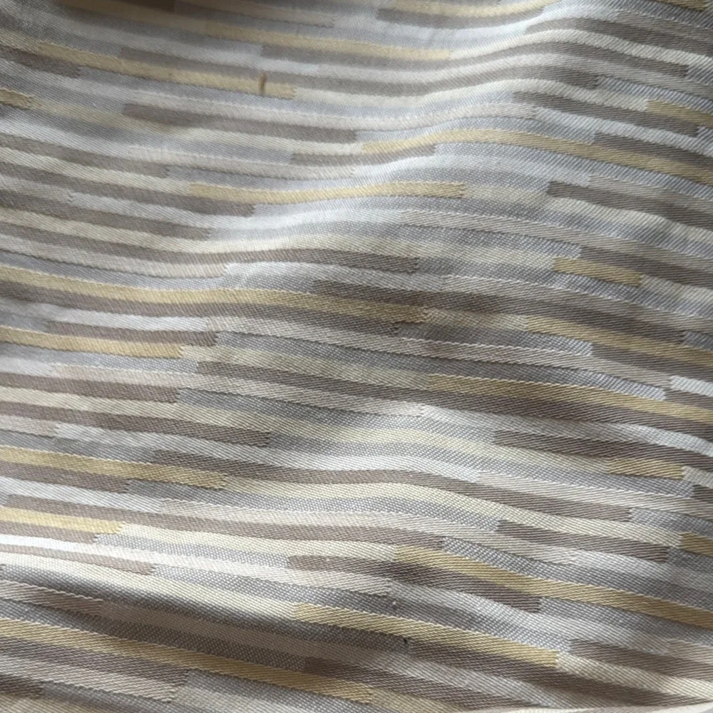 Striped curtain Fabric in Neutral Tones